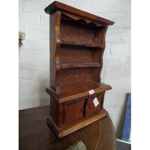 231 - MINIATURE WOODEN DRESSER.