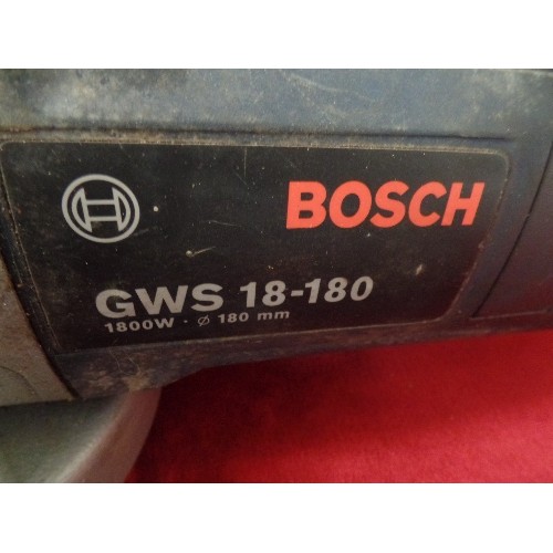 226 - BOSCH ANGLE GRINDER. GWS 18-180