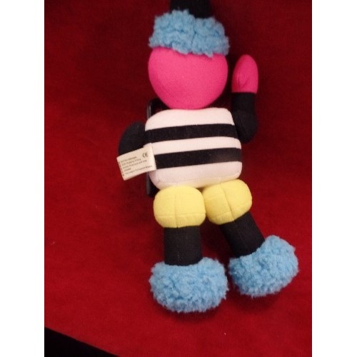 240 - BERTIE BASSETT LIQUORICE ALLSORTS MAN WITH HIS CANE. SOFT TOY.