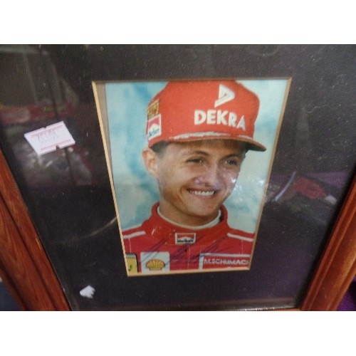 270 - FORMULA 1, GRAND PRIX INTEREST. 3 X FRAMED PHOTOGRAPH ITEMS.