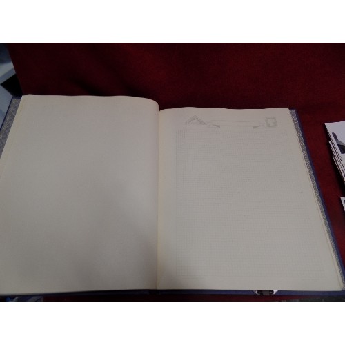 299 - VINTAGE FINSBURY LOOSE LEAF STAMP ALBUM. APPEARS UNUSED. TOGETHER WITH SOME BLACK & WHITE PHOTOGRAPH... 