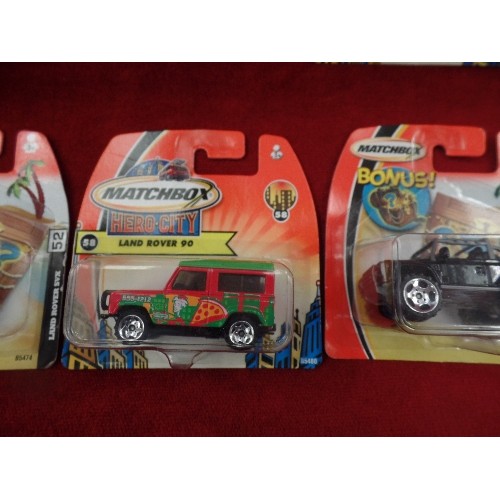 520 - 8 X BOXED MATCHBOX HERO CITY VEHICLES.