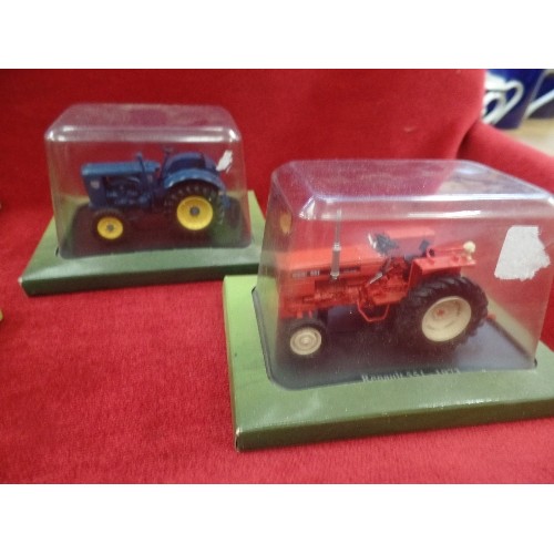 550 - COLLECTION OF 6 BOXED HACHETTE PARTWORKS DIE-CAST TRACTORS.