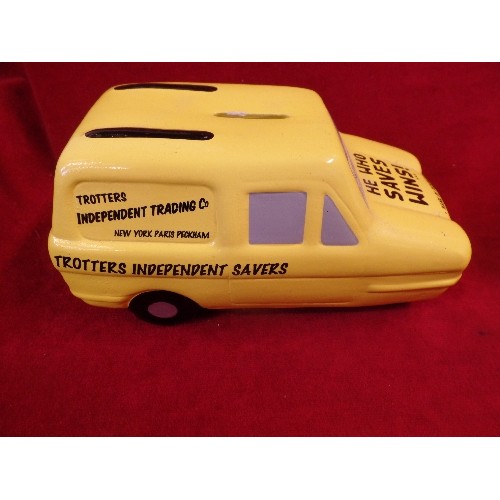 629 - 2 X CERAMIC 'ONLY FOOLS & HORSES' DEL TROTTERS 3 WHEELED VANS.