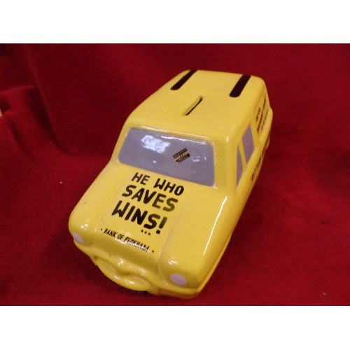 629 - 2 X CERAMIC 'ONLY FOOLS & HORSES' DEL TROTTERS 3 WHEELED VANS.