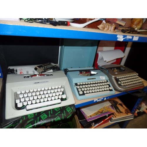 778 - OLIVETTI LETTERA 25, IMPERIAL 200 AND EMPIRE CORONA TYPEWRITERS