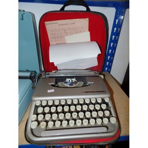 778 - OLIVETTI LETTERA 25, IMPERIAL 200 AND EMPIRE CORONA TYPEWRITERS