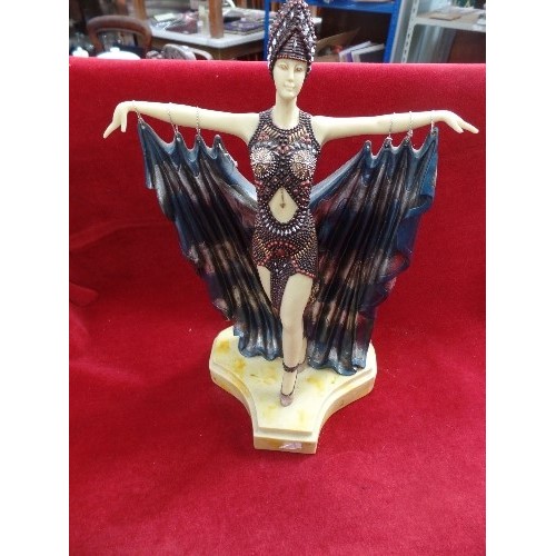 120 - REPRODUCTION ART DECO FIGURE 