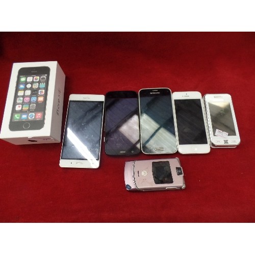 94 - 7 X MOBILE PHONES, INC SAMSUNG, iPHONE, MOTOROLA AND HUAWEI.