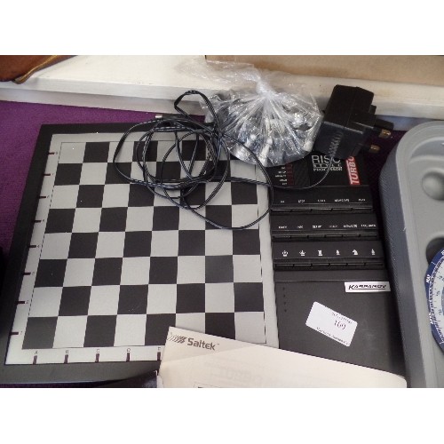 100 - KASPAROV ADVANCED CHESS TRAINER SYSTEM, BY SAITEK. ELECTRIC/BATTERY POWERED.