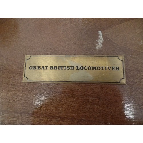 106 - GREAT BRITISH LOCOMOTIVES. COLLECTION OF 50 COMMEMORATIVE INGOTS. MINTED IN SOLID STER;ING SILVER, &... 