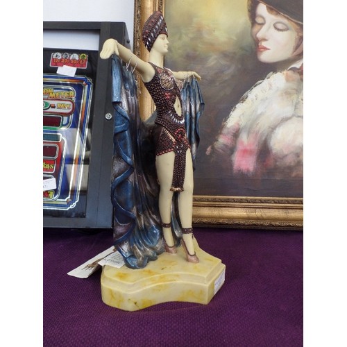 120 - REPRODUCTION ART DECO FIGURE 