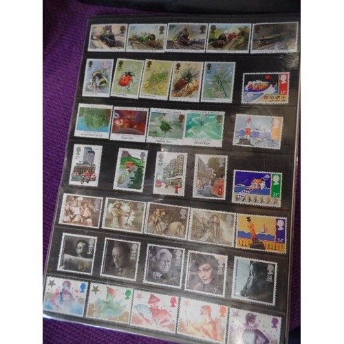 242 - 4 X ROYAL MINT STAMP PACKS. COLLECTORS PACKS 1986[ROYAL YEAR] 1985, 87, 88.