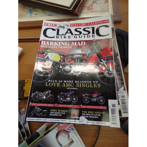 97 - STACK OF APPROX 32 X VINTAGE CBG CLASSIC BIKE GUIDE MAGAZINES. MAINLY 1990'S.