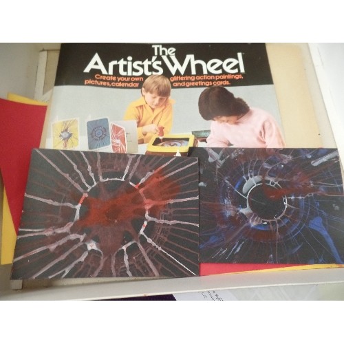 80 - CHILDRENS RETRO-VINTAGE 'THE POTTERS WHEEL' AND 'THE ARTISTS WHEEL' IN ORIGINAL BOXES.