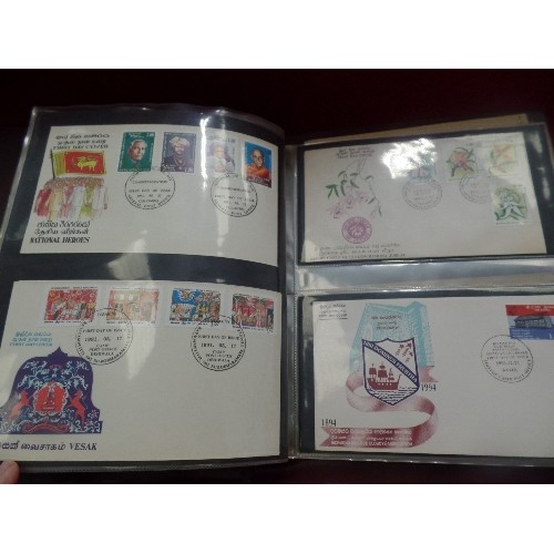 87 - ALBUM OF ROYAL MAIL FIRST DAY COVER STAMPS. 1990'S.