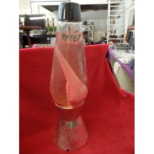 109 - RETRO-VINTAGE CRESTWORTH LAVA LAMP. MODEL 'ASTRO' ORIGINAL BOX.