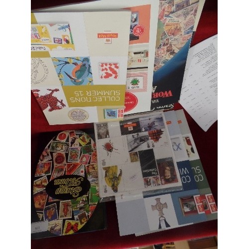 139 - STAMP COLLECTOR INTEREST, INC STAMP STOCK BOOK, AND ROYAL MAIL FIRST DAY COVER CATALOGUES FROM 2014/... 