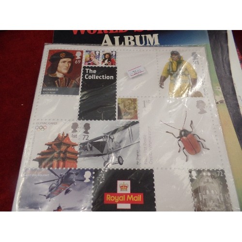 139 - STAMP COLLECTOR INTEREST, INC STAMP STOCK BOOK, AND ROYAL MAIL FIRST DAY COVER CATALOGUES FROM 2014/... 