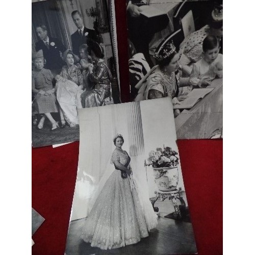 129 - QUANTITY OF OFFICIAL PRESS PHOTOGRAPHS. QUEEN MOTHER. MIXED SIZES.