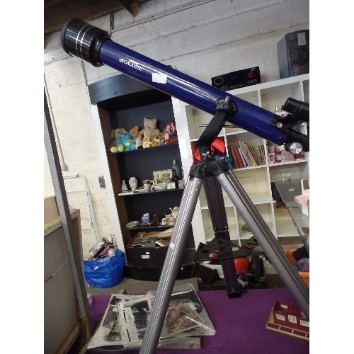 195 - TASCO 'GALAXSEE' TELESCOPE. ON TRIPOD.