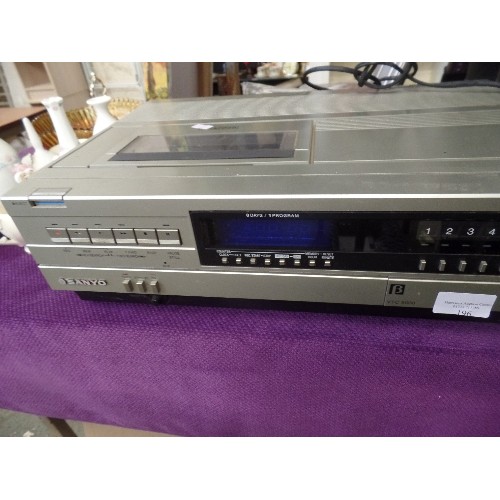 196 - SANYO VTC 5000, BETAMAX VIDEO CASSETTE RECORDER.