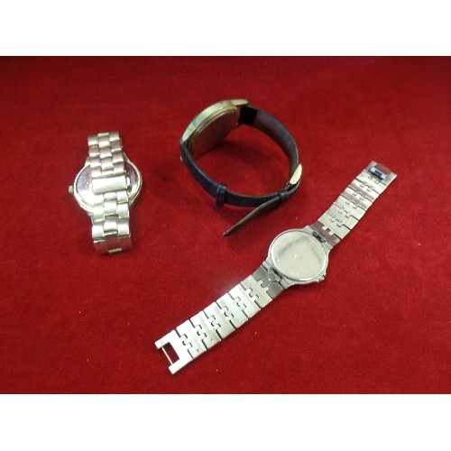 25 - 3 GENTS WRIST WATCHES INCLUDING ACCURIST & TERNER