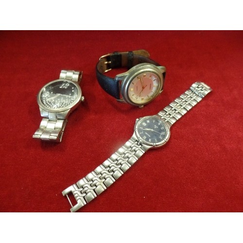 25 - 3 GENTS WRIST WATCHES INCLUDING ACCURIST & TERNER