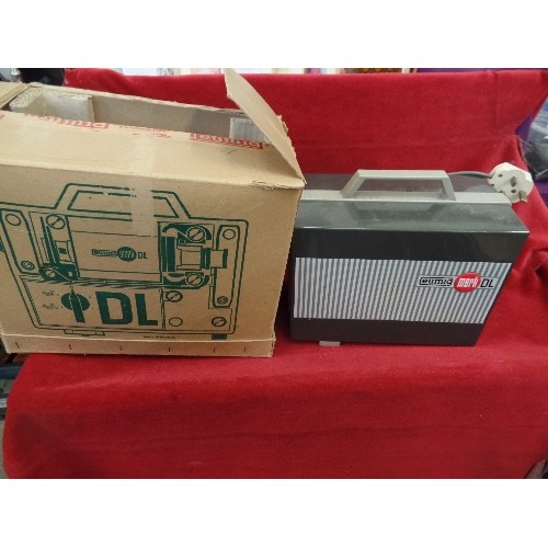 301 - VINTAGE EUMIG DL CINE PROJECTOR. WITH BOX.