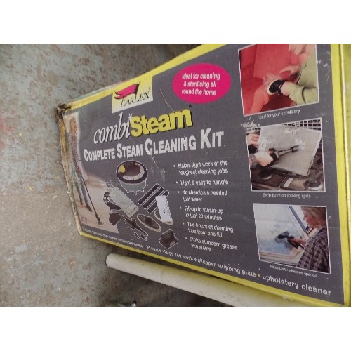 398 - EARLEX COMBI-STEAM, COMPLETE STEAMING KIT. WITH SPARE PADS.