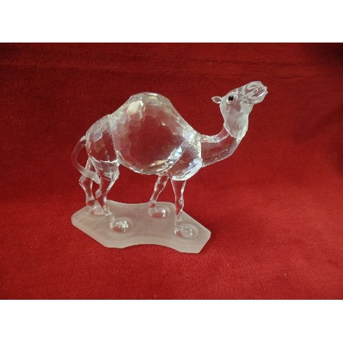 60 - vintage SWAROVSKI Crystal Camel Retired 2014, in presentation Boxed, 247683, 7603 000 004 height 4.5... 