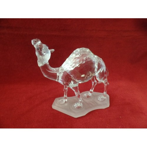 60 - vintage SWAROVSKI Crystal Camel Retired 2014, in presentation Boxed, 247683, 7603 000 004 height 4.5... 