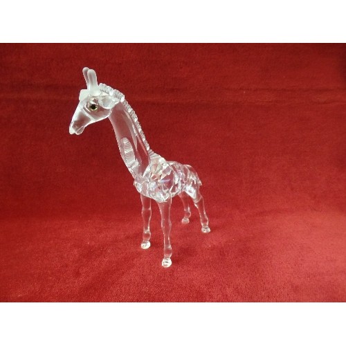 62 - Swarovski Silver Crystal
236717 GIRAFFE BABY, RETIRED 
From The African Wildlife Collection in prese... 