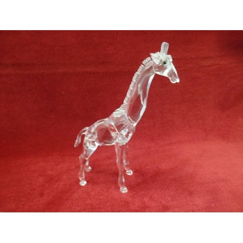 62 - Swarovski Silver Crystal
236717 GIRAFFE BABY, RETIRED 
From The African Wildlife Collection in prese... 