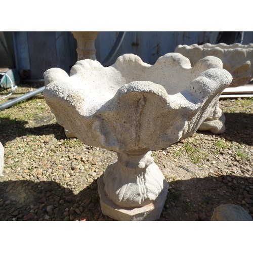 430 - TULIP GARDEN URN. HEXAGONAL BASE.