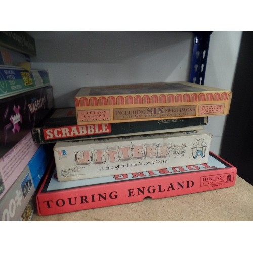 624 - 11 X JIGSAWS AND GAMES INC SCRABBLE, TOURING ENGLAND, JITTERS ETC