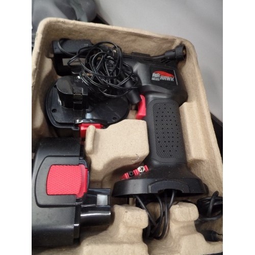 629 - AIRHAWK CORDLESS TYRE INFLATOR WITH BOX