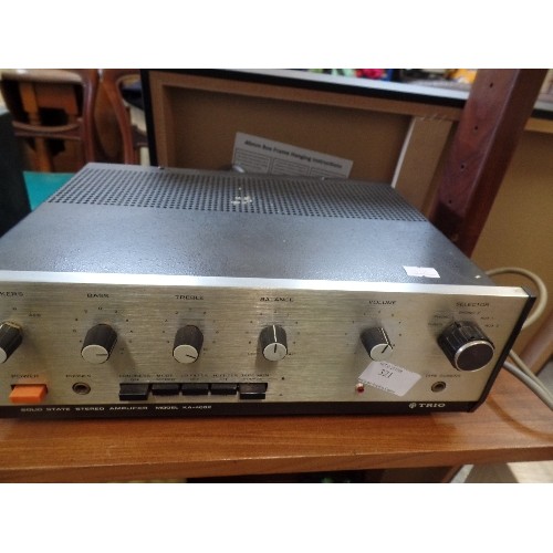 321 - VINTAGE SOLID STATE STEREO AMPLIFIER. TRIO KA-4002