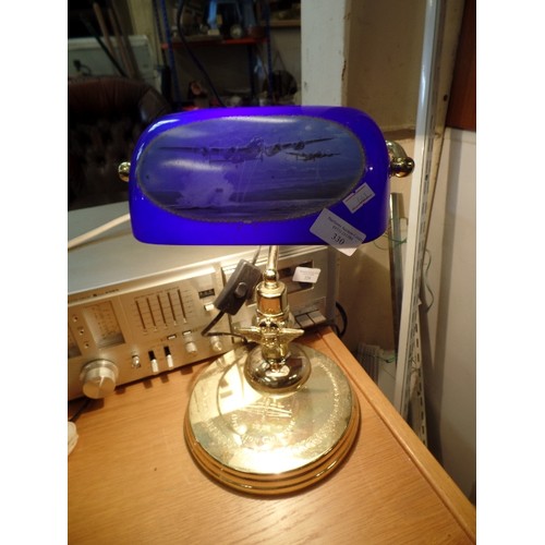 330 - WWII INTEREST. LOVELY COLLECTORS LIMITED EDITION [0318] DESK-LAMP. 70TH ANNIVERSARY DAMBUSTERS. HEAV... 