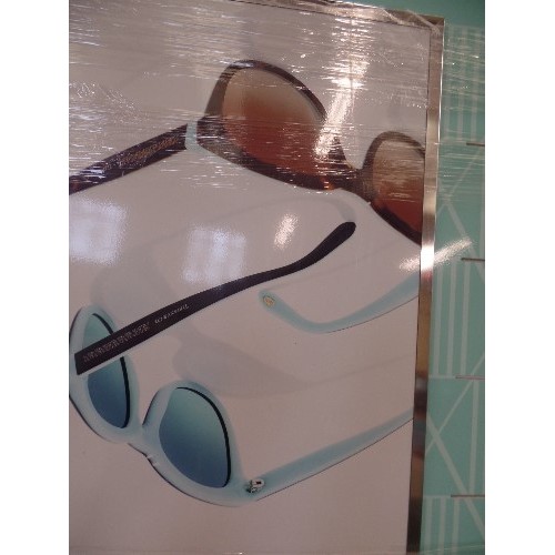 102 - LARGE TIFFANY & CO ADVERTISING BOARD FOR GLASSES & SUNGLASSES.
