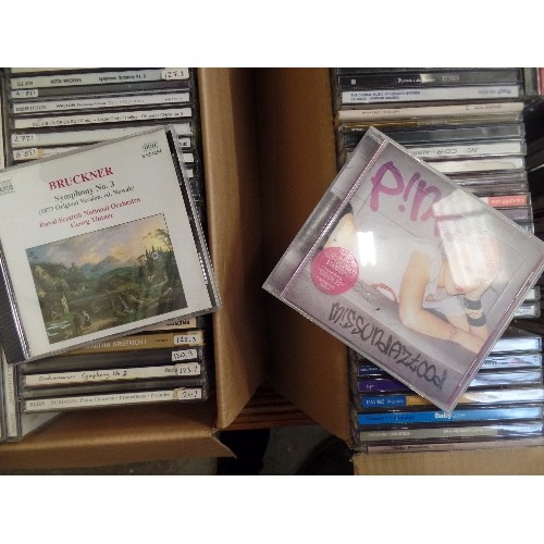 336 - LARGE QUANTITY OF MIXED GENRE MUSIC CD'S. MAINLY CLASSICAL SYMPHONY, PIANO CONCERTO'S ETC, ALSO FLEE... 