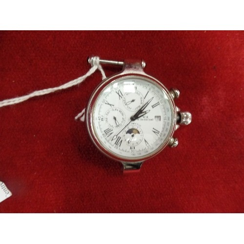 23 - W M  automatic chronograph gents wrist watch
Mechanical automatic wristwatch
Numerical calendar (at ... 
