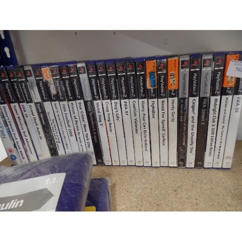 503 - QUANTITY OF PLAYSTATION 2 GAMES FIFA, NEED FOR SPEED, GRAN TURISMO ETC