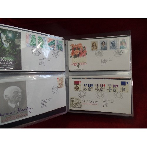 105 - FOLDER OF ROYAL MAIL FIRST DAY COVERS