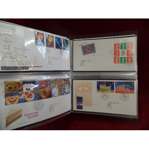 105 - FOLDER OF ROYAL MAIL FIRST DAY COVERS