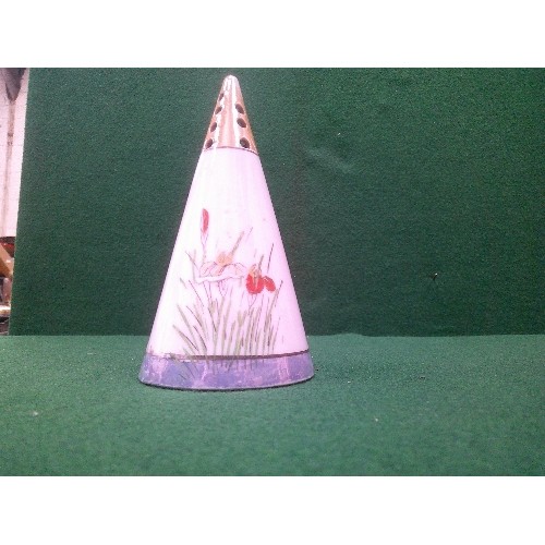 6 - AN ART DECO JAPANESE PORCELAIN SUGAR SHAKER