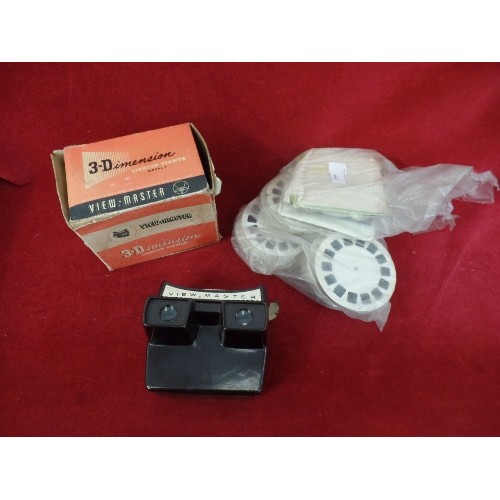 259 - COLLECTION VIEWMASTER REELS - USA, AUSTRALIA, ROYAL WEDDINGS, SPAIN, CANADA ETC WITH 3D VIEWMASTER V... 