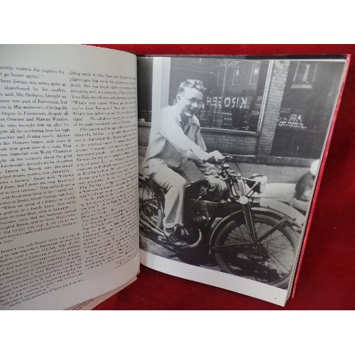 284 - TWO BOOKS ON JAMES DEAN PLUS A FRAMED PHOTO AND STAR PICTURE