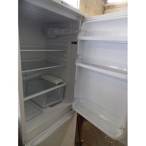 289 - HOTPOINT UPRIGHT FRIDGE FREEZER