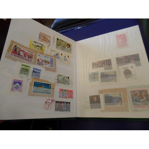 281 - 6 ALBUMS OF STAMPS AND ONE OF FIRST DAY COVERS